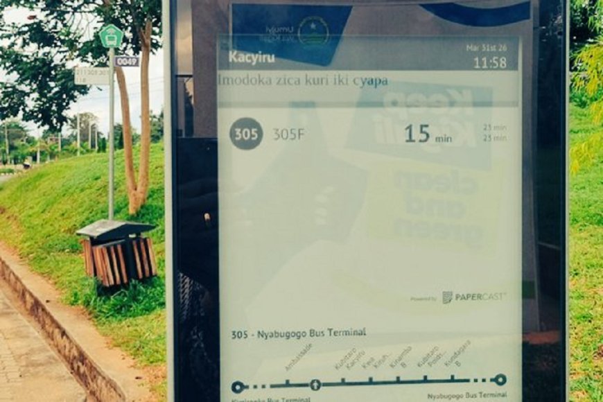 Kigali: Hatangiye kugeragezwa ikoranabuhanga rifasha abagenzi kumenya aho bisi igeze