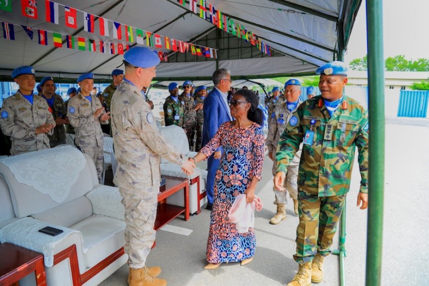 Sudani y'epfo: Ingabo z’u Rwanda zakiriye Umuyobozi Mushya wa UNMISS