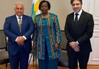 Louise Mushikiwabo yakiriye Ambasaderi wa Qatar baganira ku bufatanye bushya