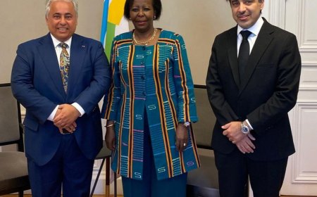 Louise Mushikiwabo yakiriye Ambasaderi wa Qatar baganira ku bufatanye bushya