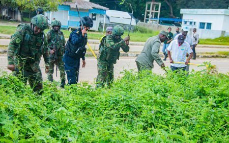 Ingabo z’u Rwanda zifatanyije n’abaturage ba Mozambique mu muganda