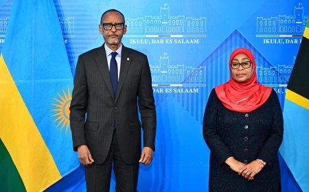 President Kagame Arrives in Tanzania for Working Visit to Strengthen Bilateral Ties