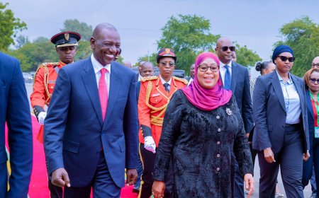 Perezida wa Tanzania yakiriye uwa Kenya mu biganiro by’imikoranire
