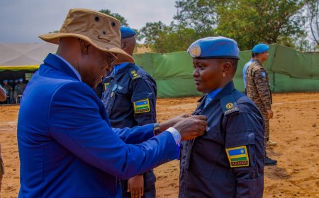 Rwandan Police peacekeepers honoured with UN medals for service in South Sudan