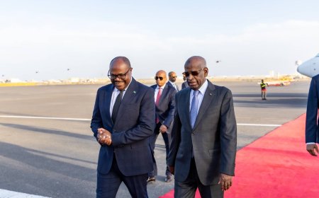 Minisitiri w’Intebe Dr. Nsengiyumva yageze muri Djibouti mu irahira rya Ismaïl Omar Guelleh
