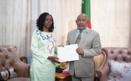 Amb. Christine Nkulikiyinka meets Comoros President to strengthen Rwanda-Comoros ties
