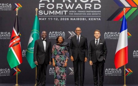 Perezida Kagame yitabiriye umusangiro w’abakuru b’ibihugu muri Kenya