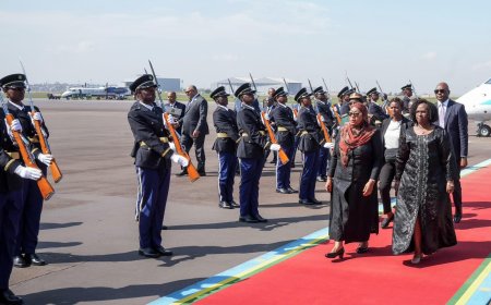 Perezida Samia Suluhu yageze mu Rwanda yitabiriye Inama ya NEISA 2026