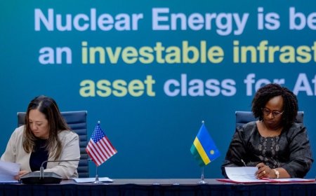U Rwanda na Amerika byasinyanye amasezerano y’ubufatanye mu ngufu za Nikeleyeri