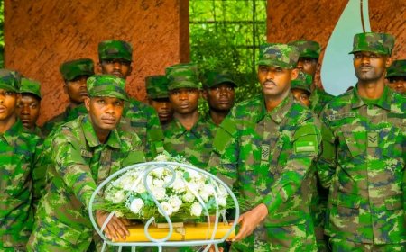 Rwanda Military Cadets Visit Kigali Genocide Memorial to Honor Victims of the 1994 Genocide Against the Tutsi