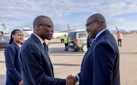 Minisitiri w'intebe yageze i Cotonou aho azahagararira Perezida Kagame mu irahira rya Wadagni