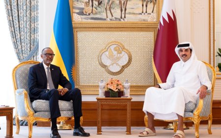 President Kagame hold talks with Qatar’s Emir during working visit to Doha