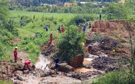 Rulindo: Abantu batatu bagwiriwe n'ikirombe bacukuragamo amabuye y'agaciro