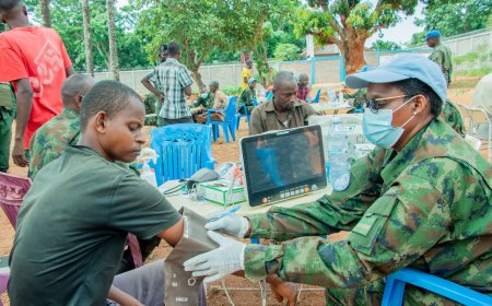 Rwandan peacekeepers provide free medical care to Inmates in Central African Republic