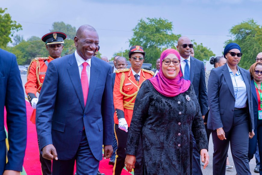 Perezida wa Tanzania yakiriye uwa Kenya mu biganiro by’imikoranire