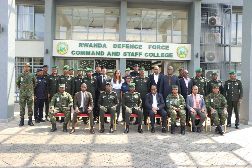 Rwanda Senior Officers attend Defence policy course in Musanze