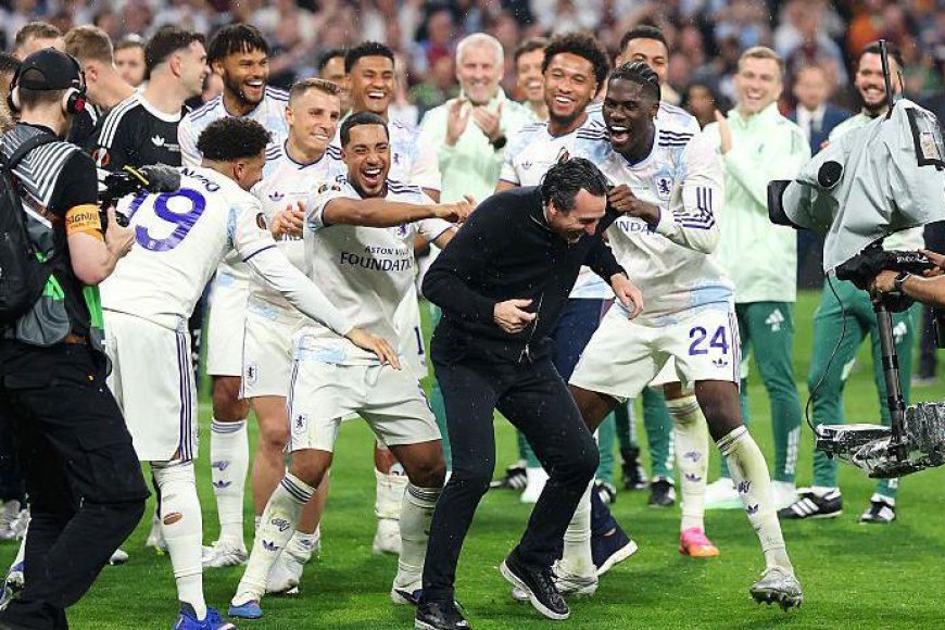 Unai Emery yandikiye mateka muri Aston Villa nyuma yo kwegukana Europa League 