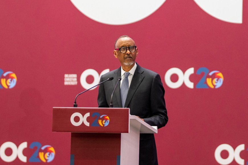 Perezida Kagame yashimye ubufatanye bw’u Rwanda na OC University bumaze imyaka 20