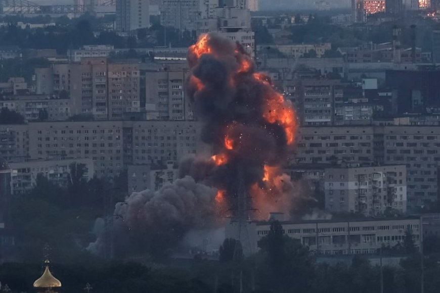 Ukraine yagabweho ibitero simusiga bya drones na misile by’u Burusiya