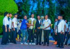 RDF Chief of Defence Staff hosts APR FC to celebrate historic treble-winning season