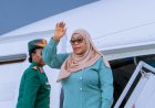 Perezida Samia Suluhu Hassan yerekeje mu Burusiya mu ruzinduko rw’akazi