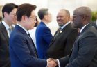 Nduhungirehe yitabiriye ibiganiro byahuje Perezida wa Koreya y’Epfo n’abaminisitiri ba Afurika