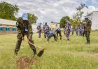 Sudani y’Epfo: Ingabo z’u Rwanda zakoze Umuganda