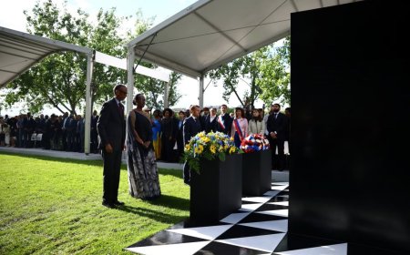 Paris: Perezida Kagame na Macron bafunguye urwibutso rwa Jenoside yakorewe Abatutsi mu 1994