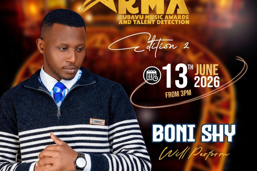 Umuhanzi Boni Shy yongewe ku rutonde rw'abazatarama mu bihembo bya Rubavu Music Awards